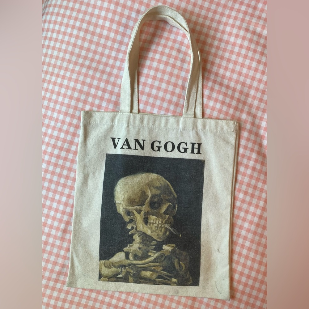 Van Gogh tote from pop-up art exhibit